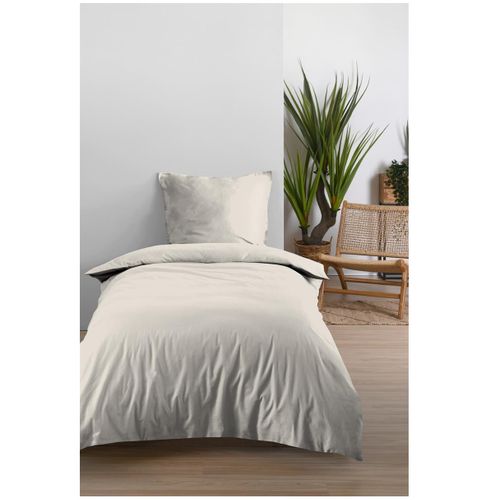 Drap Housse 90 X 190 Cm Ardoise Ivoire