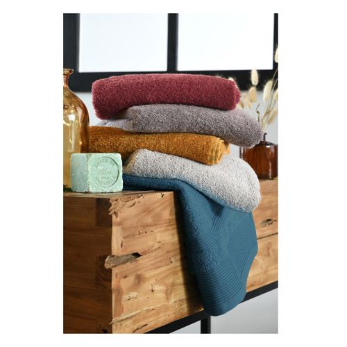 Serviette De Toilette Invite 30 X 50 Cm Lylia Rose Marsala