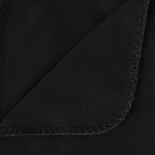 Plaid Couverture 125 X 150cm Legerete Noir