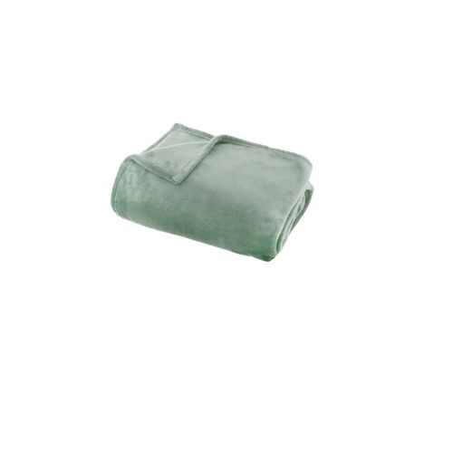 Plaid 130 X 160 Cm Collection Olis Vert Celadon