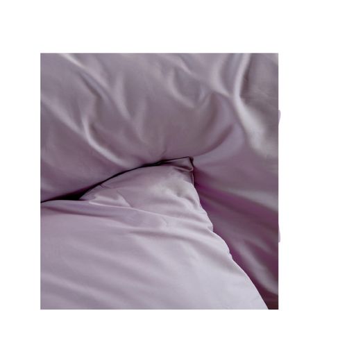 1 Taie D'oreiller Percale De Coton Uni 50 X 70 Cm Elysee Violet