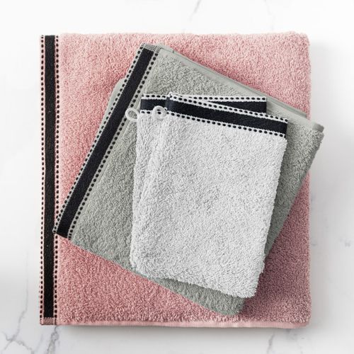 Serviette De Toilette Invite 30 X 50 Cm Joia Gris Fonce