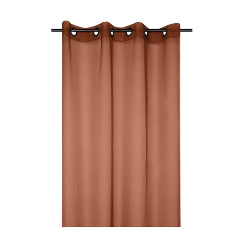 Voilage Uni 135 X 260 Cm Mona Terracotta