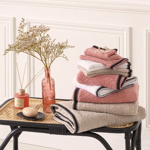 Lot De 2 Gants De Toilette 15 X 21 Cm Joia Blanc