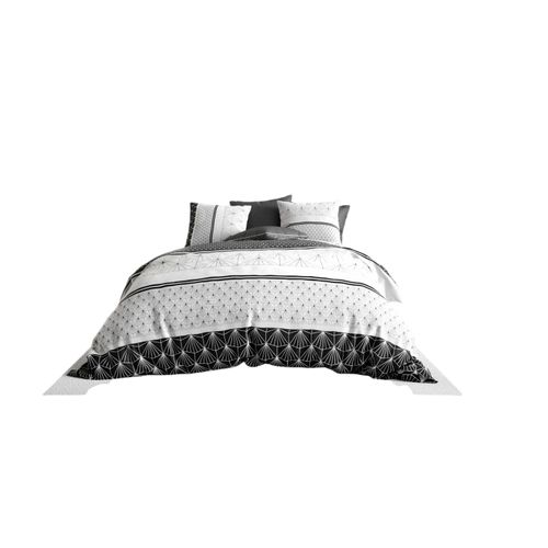 Housse Couette + 2 Taies 220 X 240 Cm Art Moderne Graphique