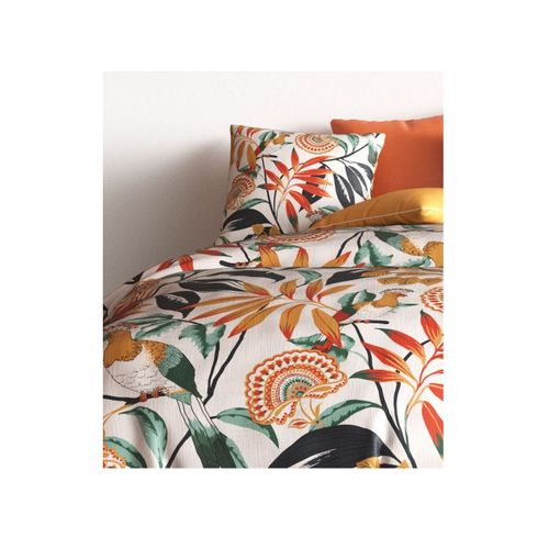 Housse Couette + 2 Taies 220 X 240 Cm Perroquet Tropical