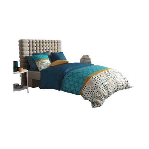 Housse Couette + 2 Taies 220 X 240 Cm Graphiques Modernes