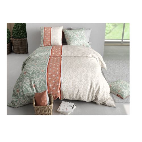 Housse Couette + 2 Taies 220 X 240 Cm Arabesque