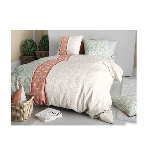 Housse Couette + 2 Taies 220 X 240 Cm Arabesque