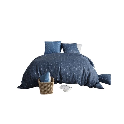 Housse Couette + 2 Taies 260 X 240 Cm Geometrique Azura
