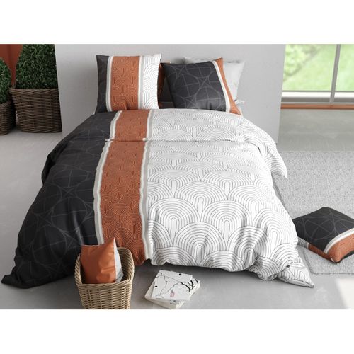 Housse Couette + 2 Taies 220 X 240 Cm Art Deco Ekinose