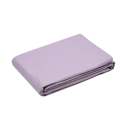 Housse De Couette En Percale De Coton Uni 240 X 220 Cm Elysée Violet