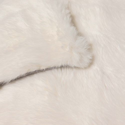 Plaid Effet Peluche Et Polaire 125 X 150 Cm Mountain Creme