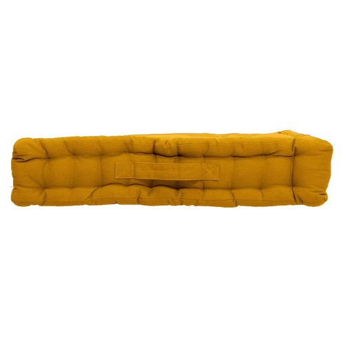Coussin De Sol Uni 50 X 50 Cm Panama Moutarde