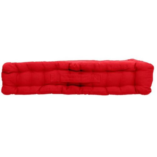 Coussin De Sol Uni 50 X 50 Cm Panama Rouge