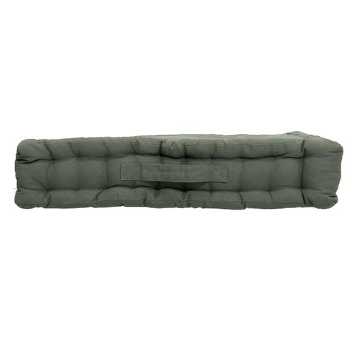 Coussin De Sol Uni 50 X 50 Cm Panama Vert Gris