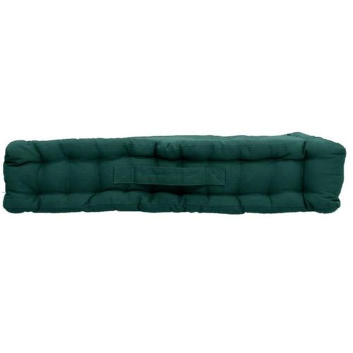 Coussin De Sol Uni 50 X 50 Cm Panama Vert Fonce