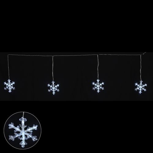 Guirlande Électrique Bannière De Flocons 50led