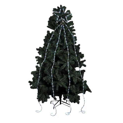 Tombée Étoilée 180 LED Blanc 2 M X 43 Cm