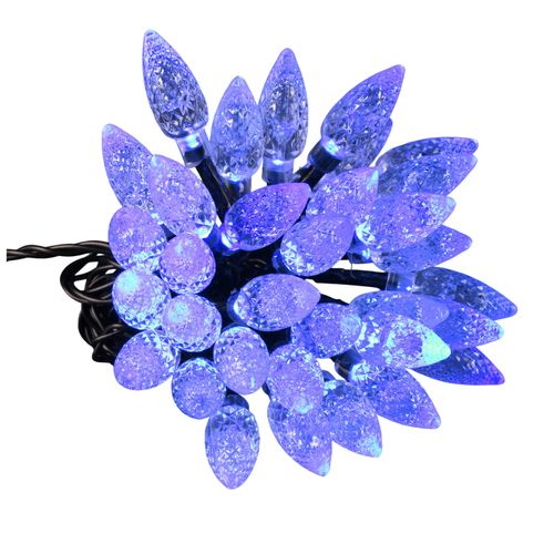 Guirlande Pomme De Pin 60 LED Bleu 5 M 8 Fonctions