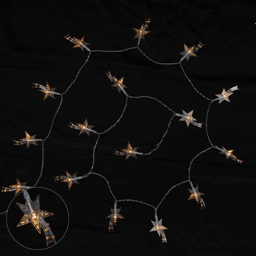 Guirlande Électrique Exterieur 40 Etoiles Filantes Blanc Chaud