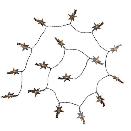 Guirlande Électrique Exterieur 40 Etoiles Filantes Blanc Chaud