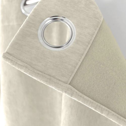 1 Rideau Thermique 140 X 260 Cm Velvet Ecru