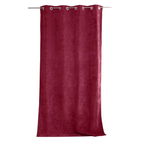 1 Rideau Thermique 140 X 260 Cm Velvet Rouge