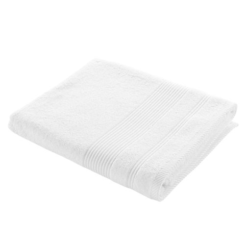 Serviette Ou Drap De Bain En Coton 90 X 150 Cm Tendresse Blanc