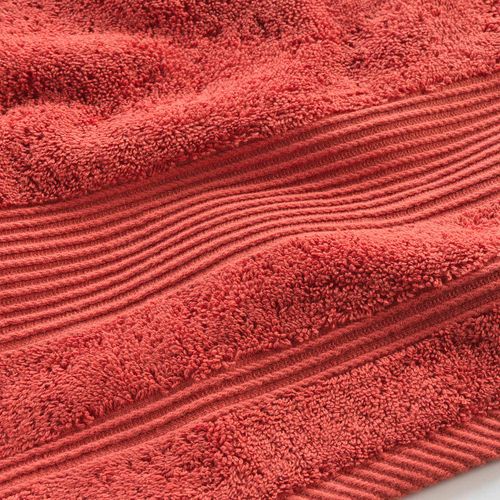Serviette Ou Drap De Bain En Coton 90 X 150 Cm Tendresse Terracotta