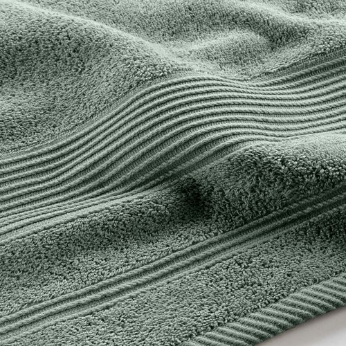 Serviette Ou Drap De Bain En Coton 90 X 150 Cm Tendresse Vert Cèdre