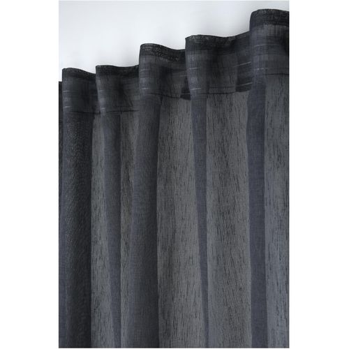 Voilage Galon Fronceur 140 X 260 Cm Derbie Anthracite