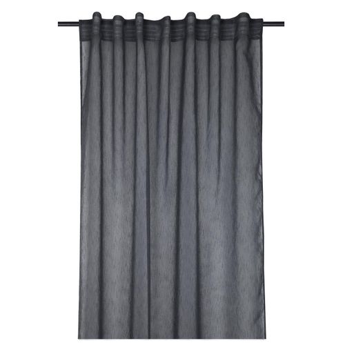 Voilage Galon Fronceur 140 X 260 Cm Derbie Anthracite