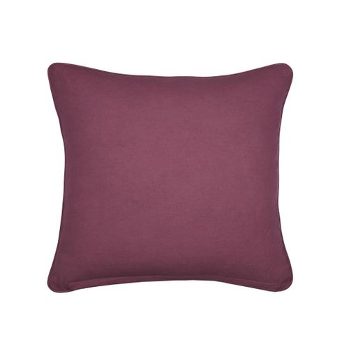 Coussin En Gaze De Coton 45 X 45 Cm Pop Colors Pourpre