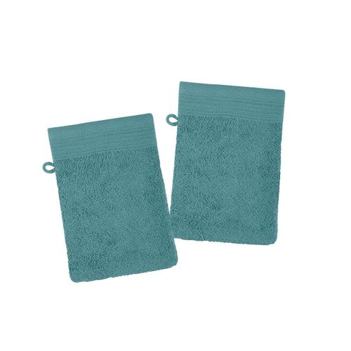 Lot De 2 Gants De Toilette 15 X 21 Cm Lilas Lagon