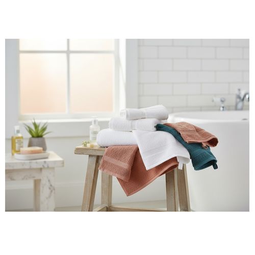 Lot De 2 Gants De Toilette 15 X 21 Cm Lilas Taupe