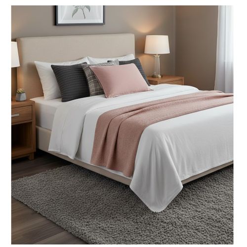 Taie D'oreille En Lin Lave 50 X 70 Cm Nude