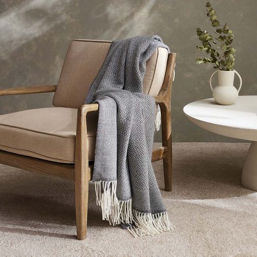 Plaid Caiolo Taupe 130 X 170 Cm Marron