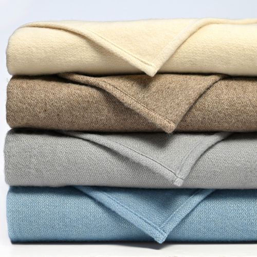 Couverture Laine Naturelle - 240x260 Cm - Gris Souris