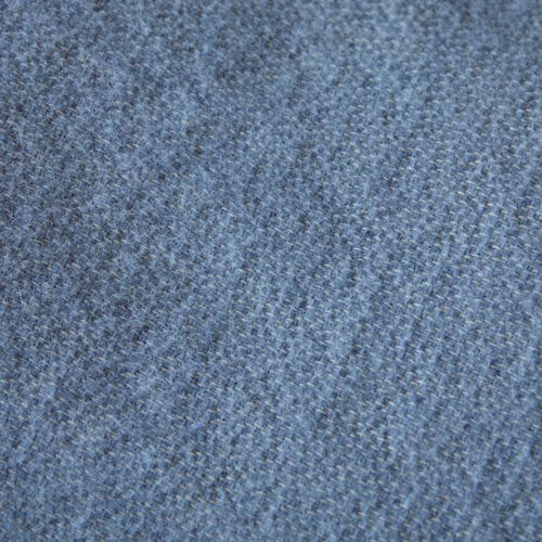 Couverture Laine Naturelle - 220x240 Cm - Bleu Ciel