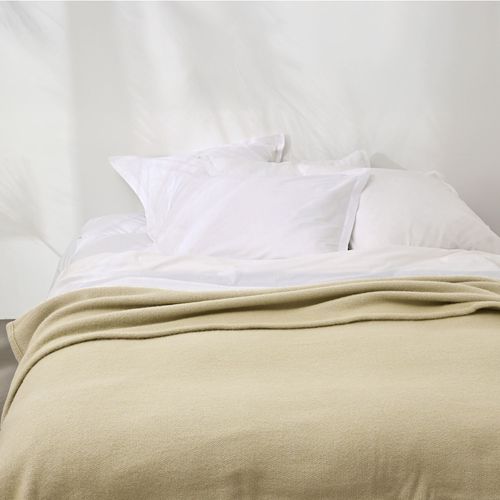 Couverture Laine Naturelle - 220x240 Cm - Naturel