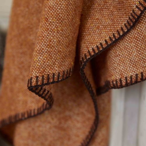 Plaid Ales Terre Brûlée 120 X 180 Cm Marron