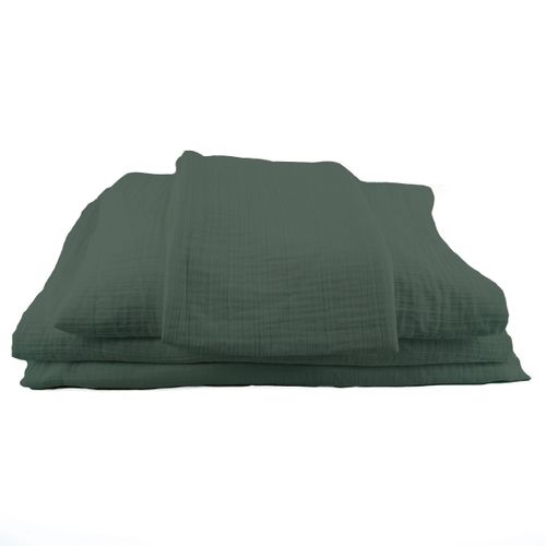 Taie Cassis Argile 50 X 70 Cm Vert Foncé