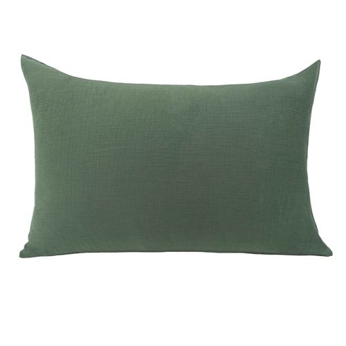 Taie Cassis Argile 50 X 70 Cm Vert Foncé