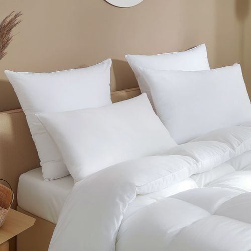 Oreiller Microfibre - Medium 45 X 70 Cm Blanc