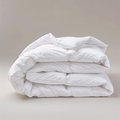Couette Percale - Chaude 200 X 200 Cm Blanc
