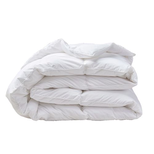 Couette Percale - Chaude 200 X 200 Cm Blanc