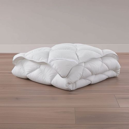 Surmatelas Elastiqué Microfibre - Moelleux 160 X 200 Cm Blanc