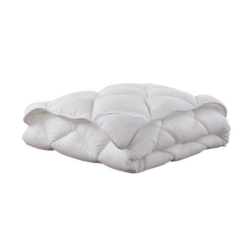 Surmatelas Elastiqué Microfibre - Moelleux 160 X 200 Cm Blanc