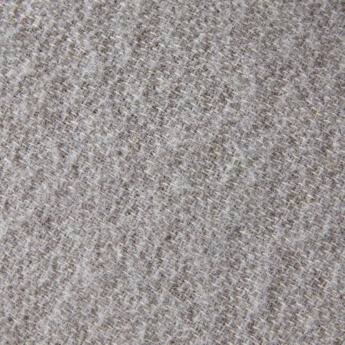 Couverture Pure Laine Souris 220 X 240 Cm Gris Clair